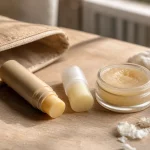 Baume pour les lèvres : texture karité, cires ou petrolatum