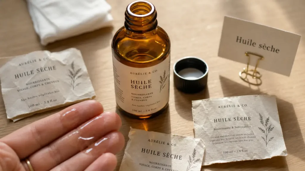 Cosmétique sèche : un soin nourrissant au fini sec pour la peau, le corps et les cheveux