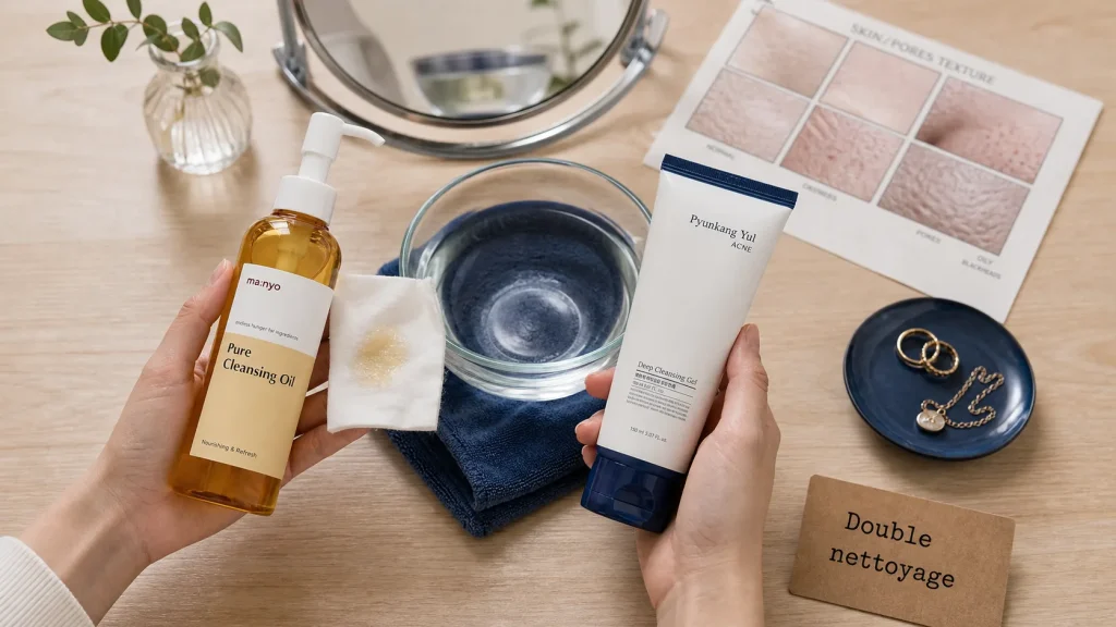 Double nettoyage visage : 2 étapes, quels produits choisir et quand l’adopter