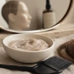 Gommage cheveux crème pour cuir chevelu apaisé, racines plus légères