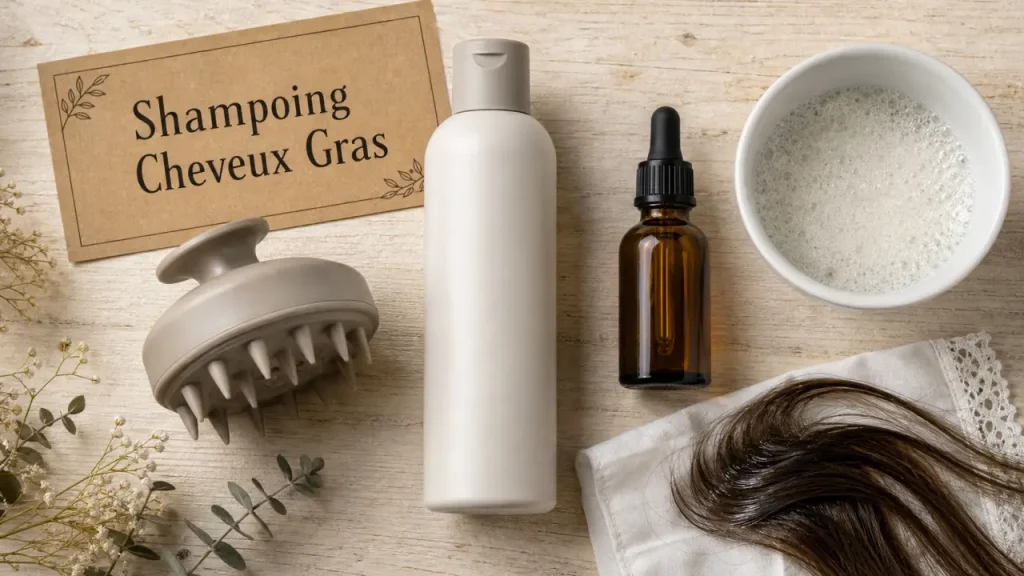 Cheveux gras : choisir un shampoing régulateur sans agresser le cuir chevelu