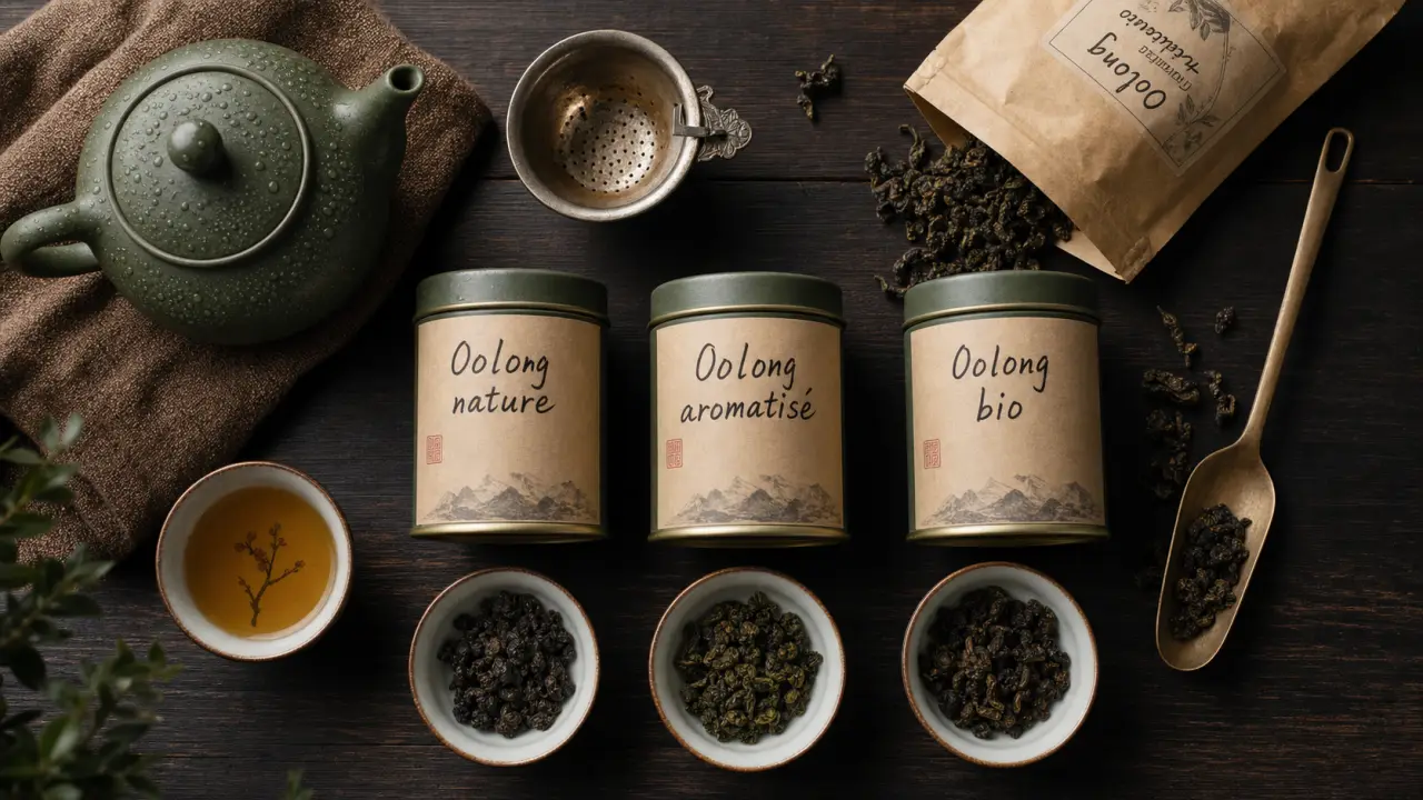 Où trouver le oolong : boîtes et feuilles d’oolong en boutique