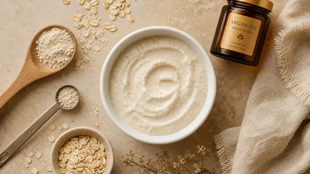 Masque mains à l’avoine colloïdale : une recette douce en 10 minutes pour apaiser sans graisser