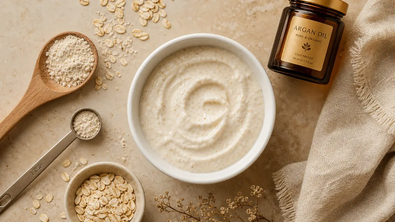 Recette avoine colloidale masque mains : masque apaisant en 10 minutes