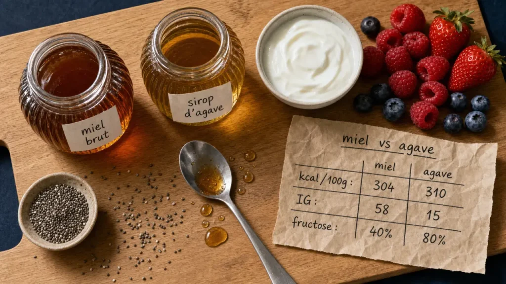 Miel ou sirop d’agave : lequel choisir pour votre santé et vos recettes ?