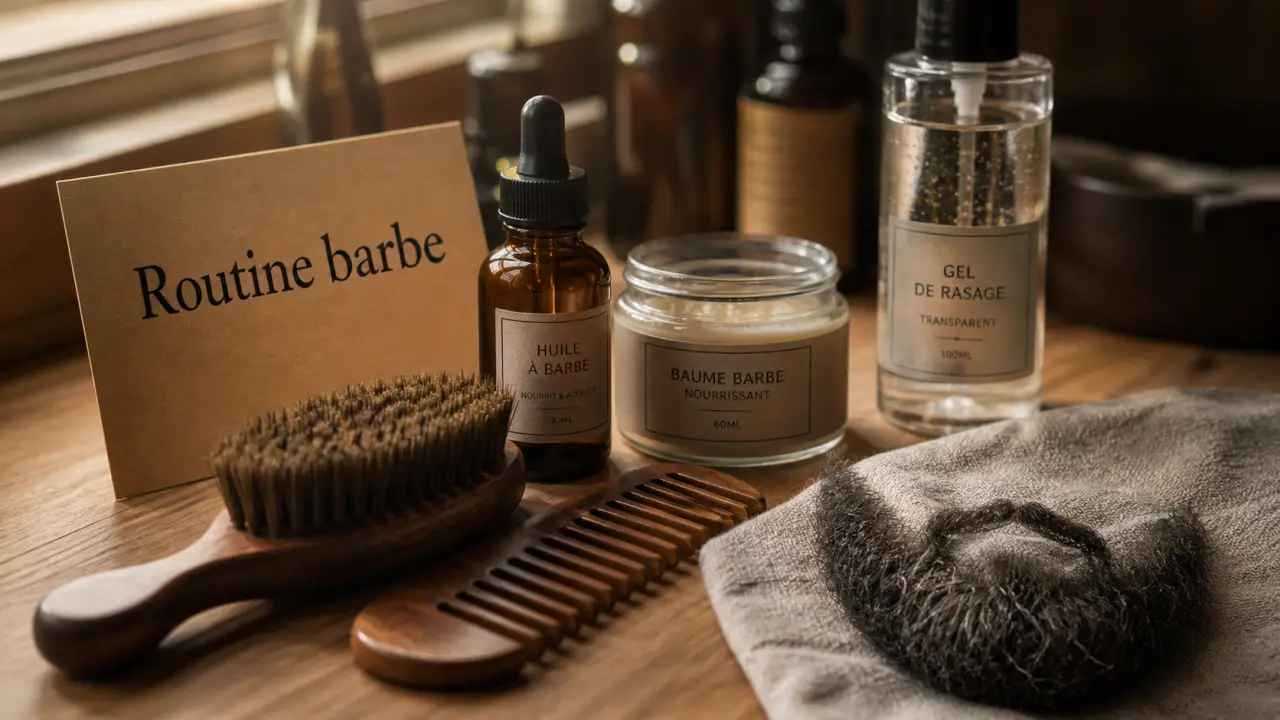 Soin barbe : huile, baume et shampoing