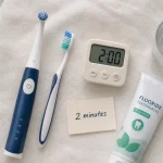 Temps brossage de dents : 2 minutes et 4 zones