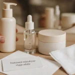 Traitement microkyste visage adulte : trousse de soins et lingette micellaire