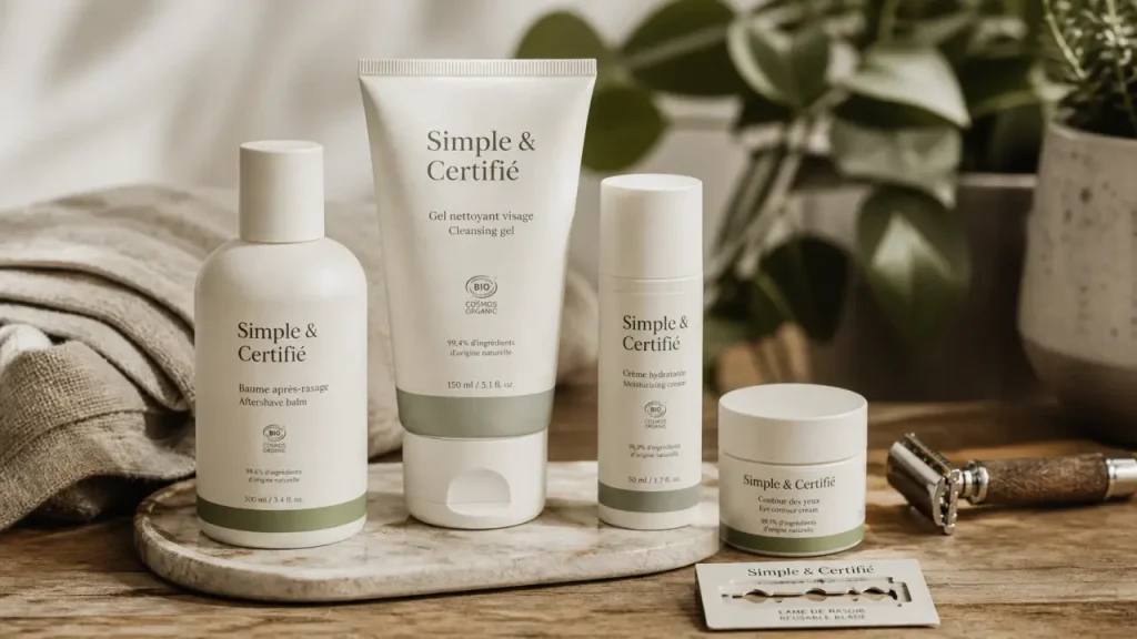 Peau sensible, rasage et barbe : quelle cosmétique bio pour homme choisir sans routine compliquée ?