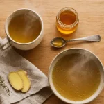 Grippe remèdes naturels : tisane, miel et gingembre pour fièvre et toux