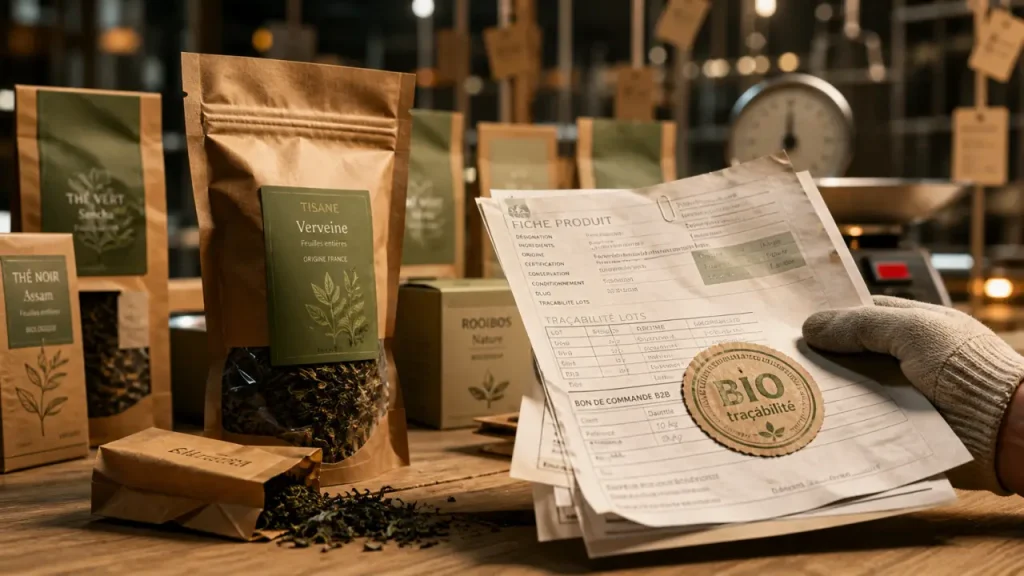 Grossiste thé bio : vrac, certification et marque blanche pour les professionnels