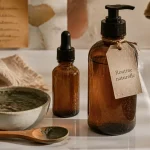 Soins naturels pour le visage : gelée micellaire et argile verte