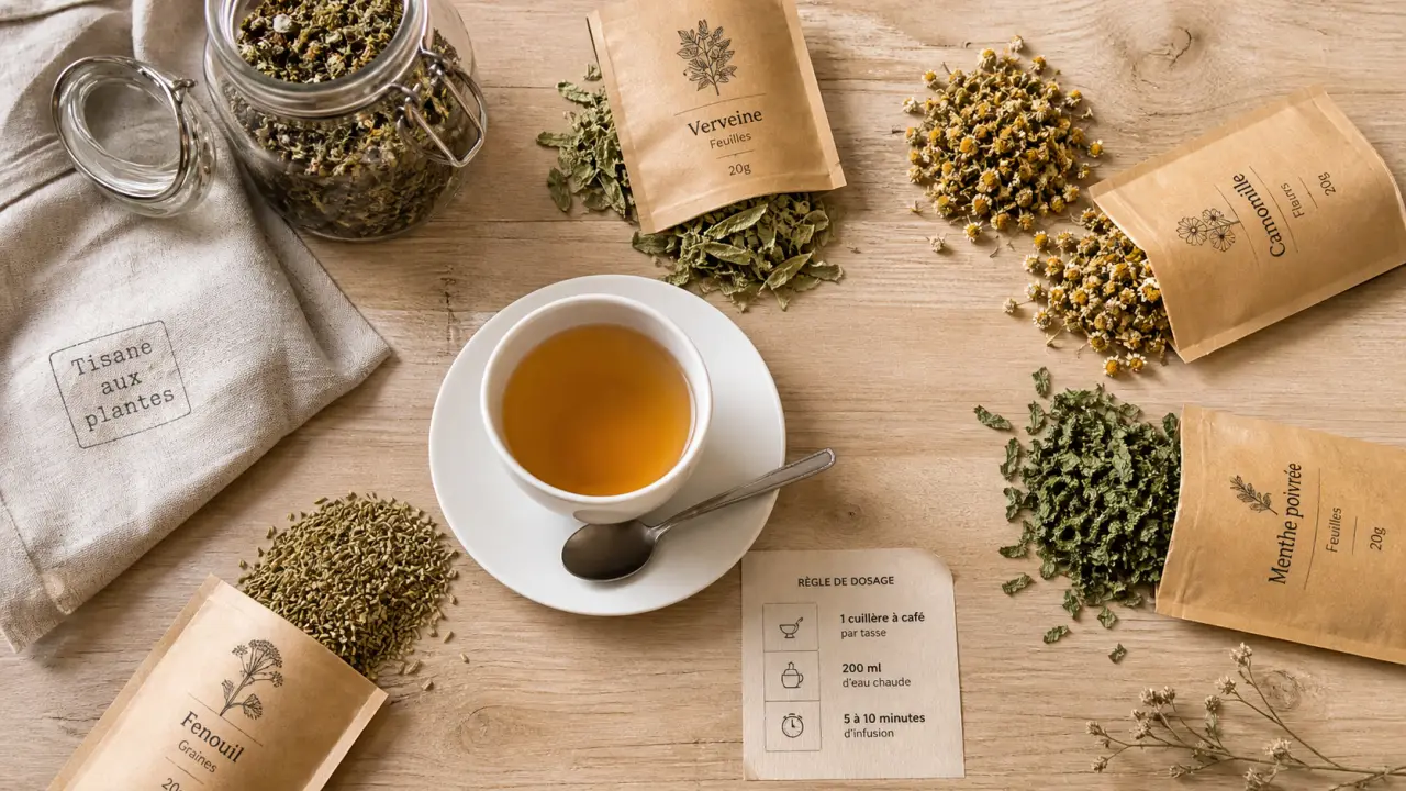 Tisane aux plantes chaude 85-95°C