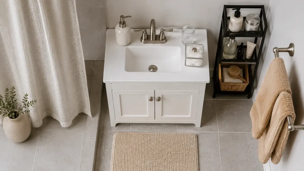 Accessoires de salle de bain : les bons choix pour ranger, sécuriser et harmoniser la pièce
