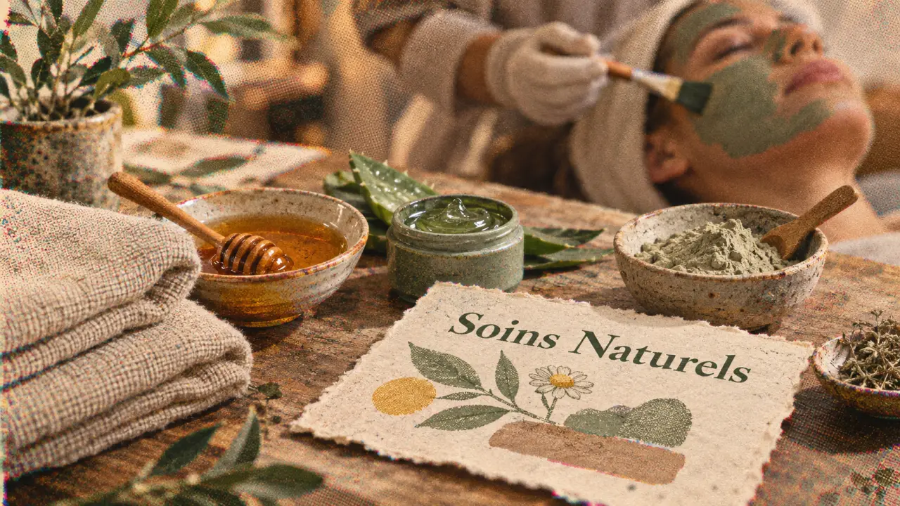 Beauté soins naturels : routine maison et institut 48 € sur table de soin