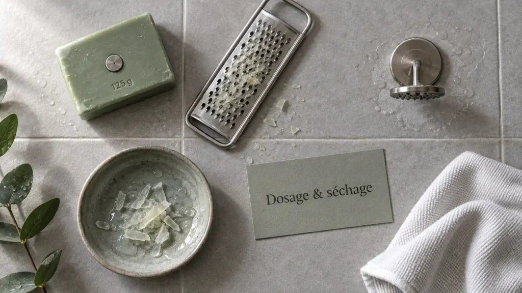 Distributeur de savon solide : choisissez entre dosage et séchage