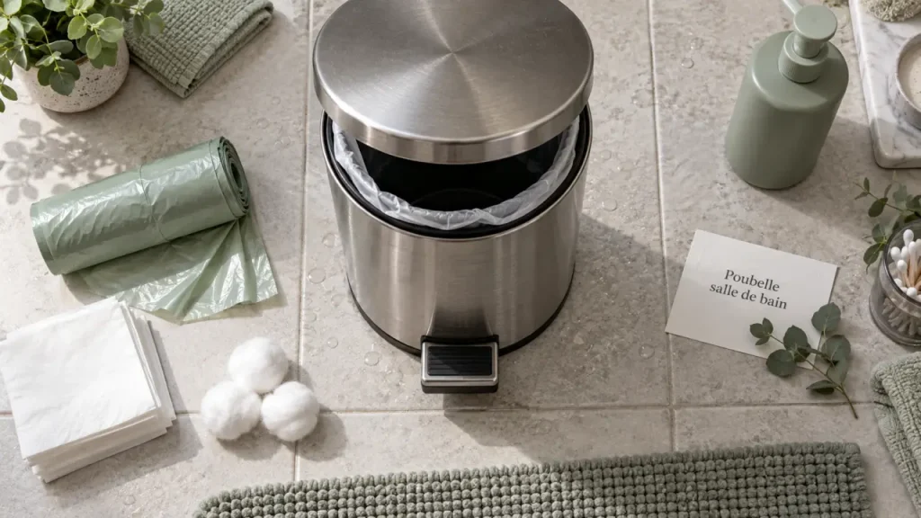 Poubelle de salle de bain : de 2 à 12 L, le format adapté à chaque usage