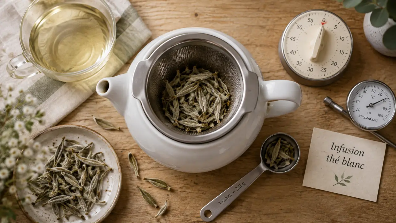 Temps infusion thé blanc : durée selon variété et méthode