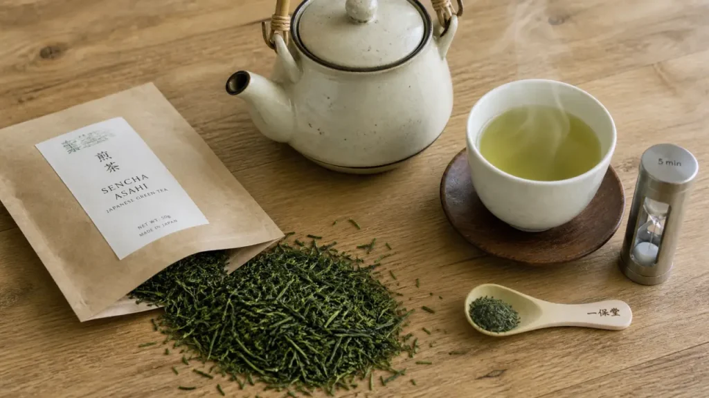 Thé vert sencha : bienfaits, énergie douce et infusion sans amertume