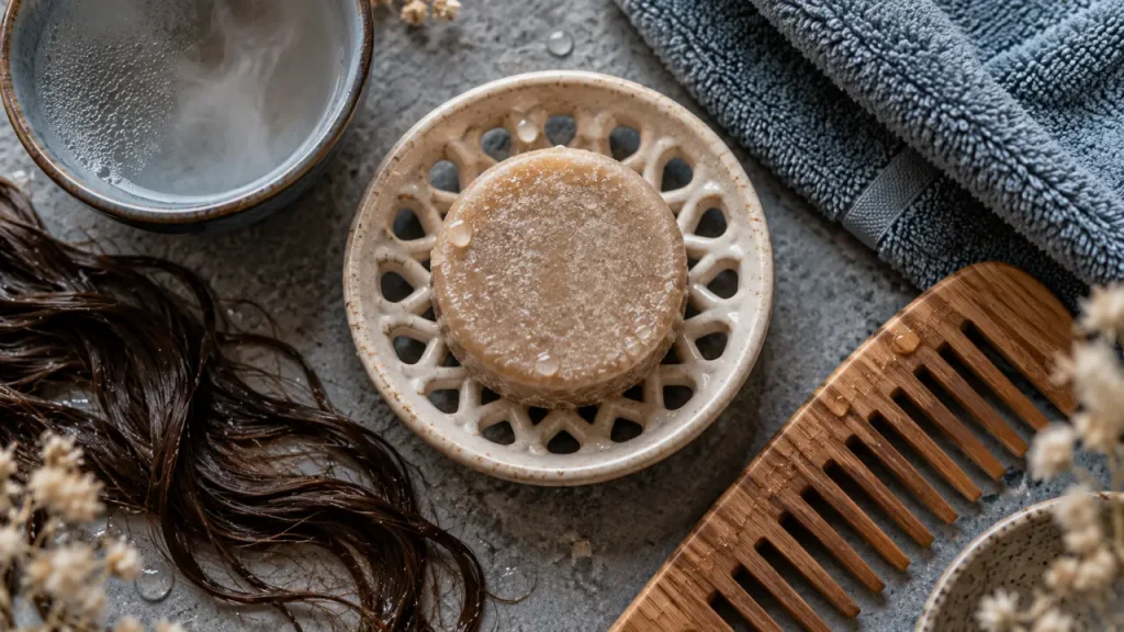 Après-shampoing solide : le dosage qui alourdit les cheveux fins et les bons gestes pour l’éviter